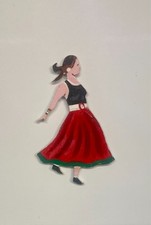 Northern Soul; Wigan Casino, Northern Soul Girl Fridge Magnet