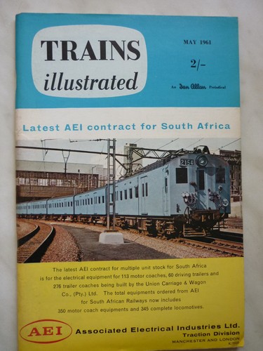 Trains illustrated may 1961 - trains, illustrated.