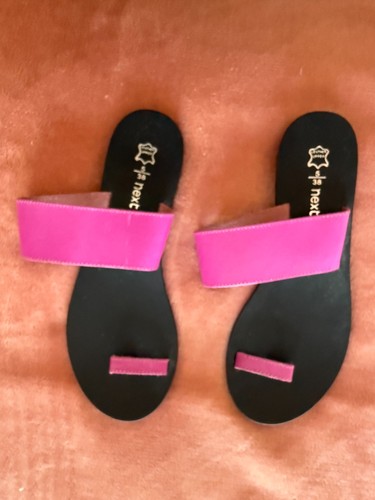 Next pink black sandals - next, pink/black