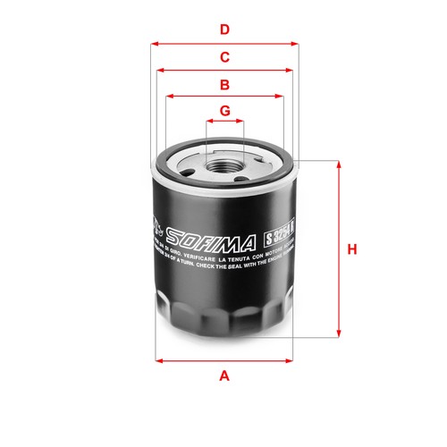 Oil filter fits - fits:, mini
