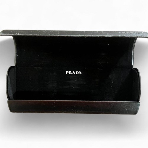Prada black leather - leather, sunglasses