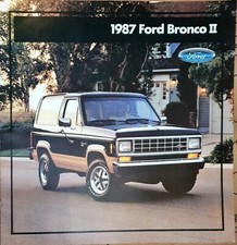 FORD Bronco Brochure 1987