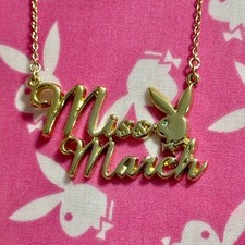 Playboy Jewellery Miss March Necklace Birthday Girl Playmate of Month £299.