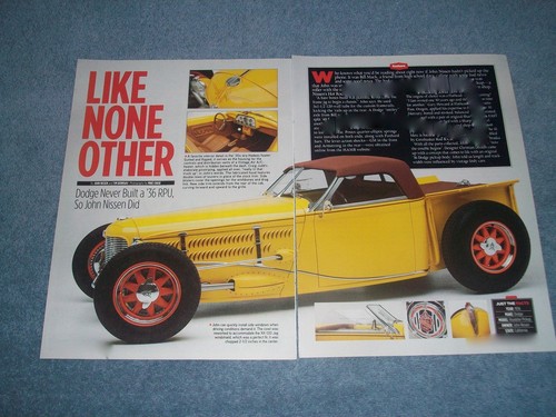 1936 dodge roadster hot rod - dodge,