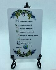 Husband PVC Wallet Card Sentiment romantic Keepsake partner anniversary poem