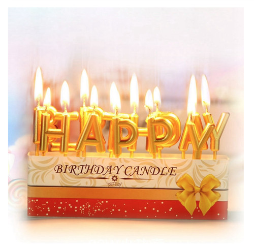 Happy birthday candles - happy,