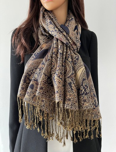 Large pashmina scarf wedding - pashmina,
