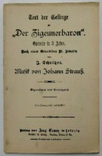 Der Zigeunerbaron. Operette in