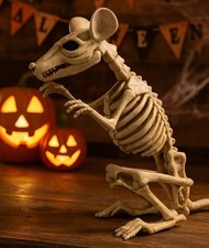 Giant 30cm Rat Skeleton Halloween Decoration Realistic Bones Scary Party Props