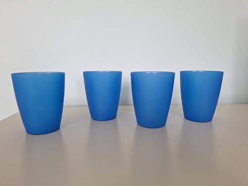 Reusable blue tumblers - x,