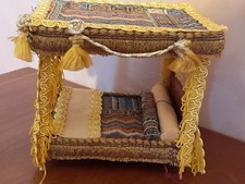 Dolls House 12th Scale Four Poster Double Bed