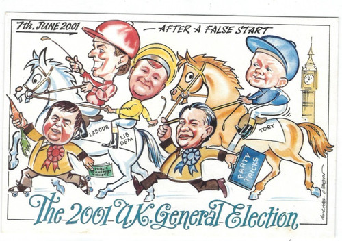 Political 2001 general - political, uk
