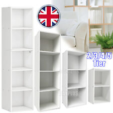 NEW Tall Wide Wooden 2/3/4/5 Cube Bookcase Shelving Display Storage Unit Cabinet