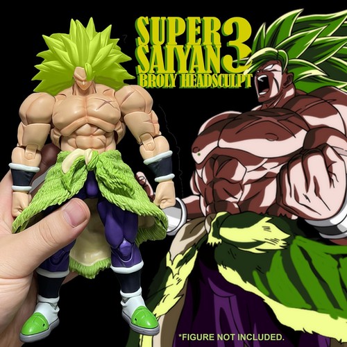 Ss3 broly head for bandai - broly,