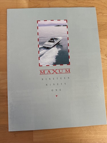 Maxum 1991 sport boat brochure - sport,