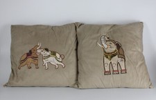 X 2 Indian Cushions with
