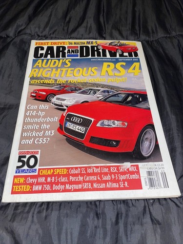 Car and driver magazine - car,