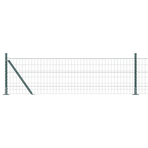 Euro fence with concrete - fence, base