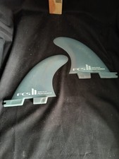 FCS 2 QUAD REAR Performance MEDIUM SURF Fins GOOD CONDITION Fast Shipping 