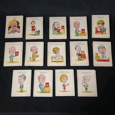 Vintage Cow And Gate Happy Families - Uncles Smiler Card - 11 Families - 1928