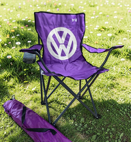 Logo folding camping chair - logo,