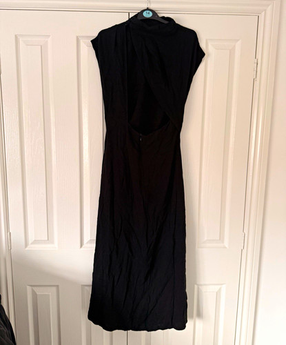 Asos design black midi dress - design,