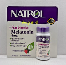 Natrol MELATONIN 5mg, 250 Fast