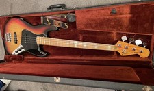 Fender 1976 Jazz Bass Sunburst Made In USA Good Condition with Case and Strap #