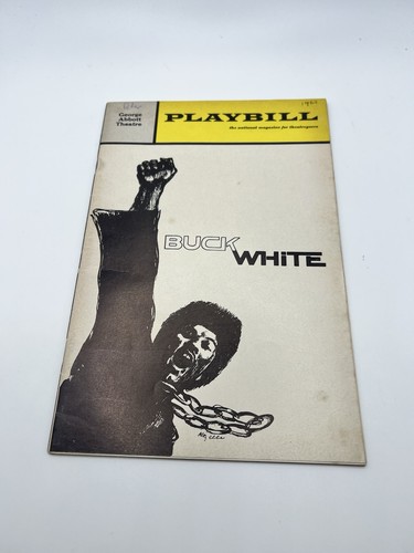 Buck white playbill programme - playbill,