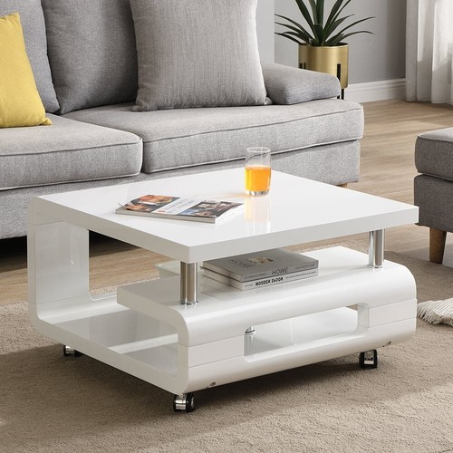 Alena square high gloss coffee - alena,