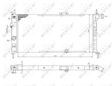 RADIATOR, ENGINE COOLING FOR