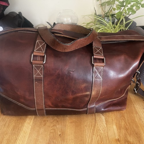 Ashwood leather holdall bag - ashwood,