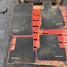 MERCEDES C CLASS W204 07-15 INTERIOR FLOOR AMG CARPET MATS SET A2046844203