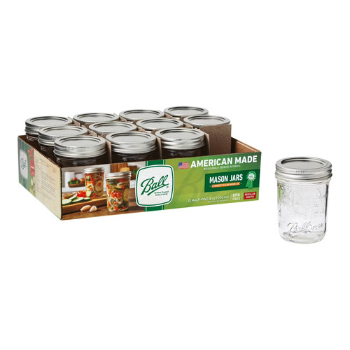 Ball glass mason jar lid - ball, w/