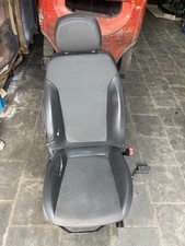 Vauxhall Corsa D Seat Front 3 Door Drivers Offside Front Grey Half Leather 2010