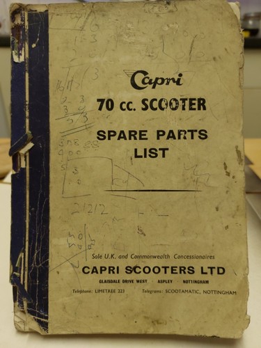 Capri scooter spare parts - capri,