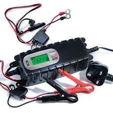 Maypole 6V/12V Electronic 5A Smart Charger for Cars, Campervans & Motorhomes