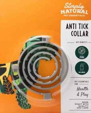 Simply Natural Anti Flea and Tick Collar, 58 cm, Adjustable Dog Cat 12 Month