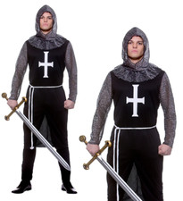 Medieval Black Knight Mens
