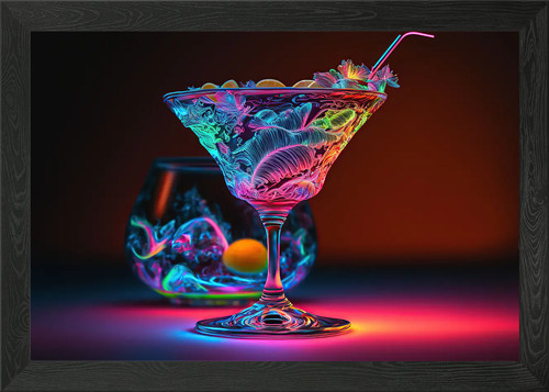 Cocktail drink framed wall - drink,