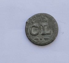 CHARLES LEVETT, NEWENDEN, KENT, "1" LEAD HOP TOKEN, 1.67 GRAMS