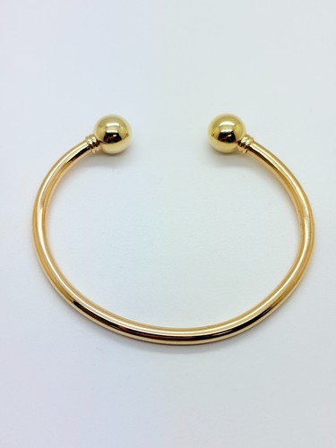 9ct yellow solid gold - gold, torque