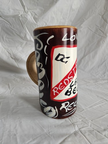 Red stripe lager beer - red,