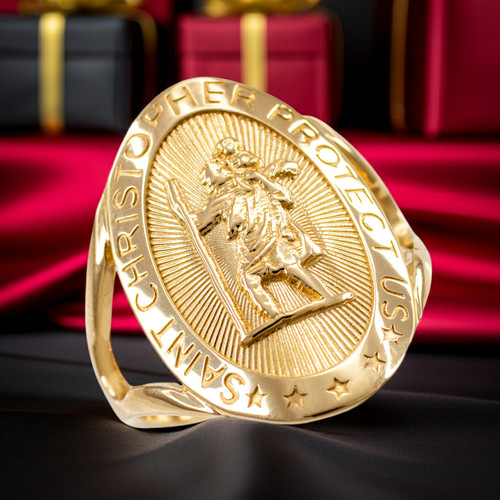 10k yellow gold - gold, saint