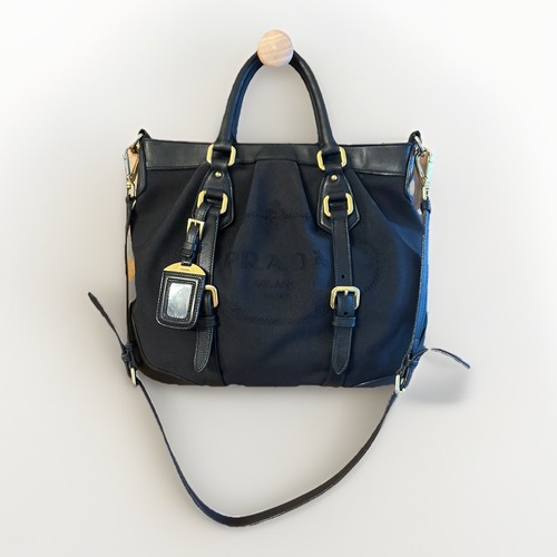 Prada canapa fabric - prada, leather