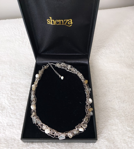 Unique hand crocheted silver - unique, hand-crocheted