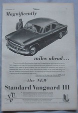 1955 Standard Vanguard III Original advert No.3