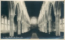Real photo long melford - photo, church