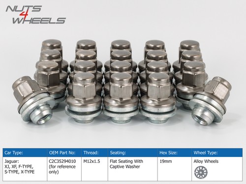 Oem style wheel nuts fits - x,