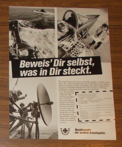 Rare advertising german army - advertising,